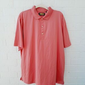 Greg Norman Golf Tennis Shirt Play Dry Polo Shirt Stretch Sz:L  (NWOT)